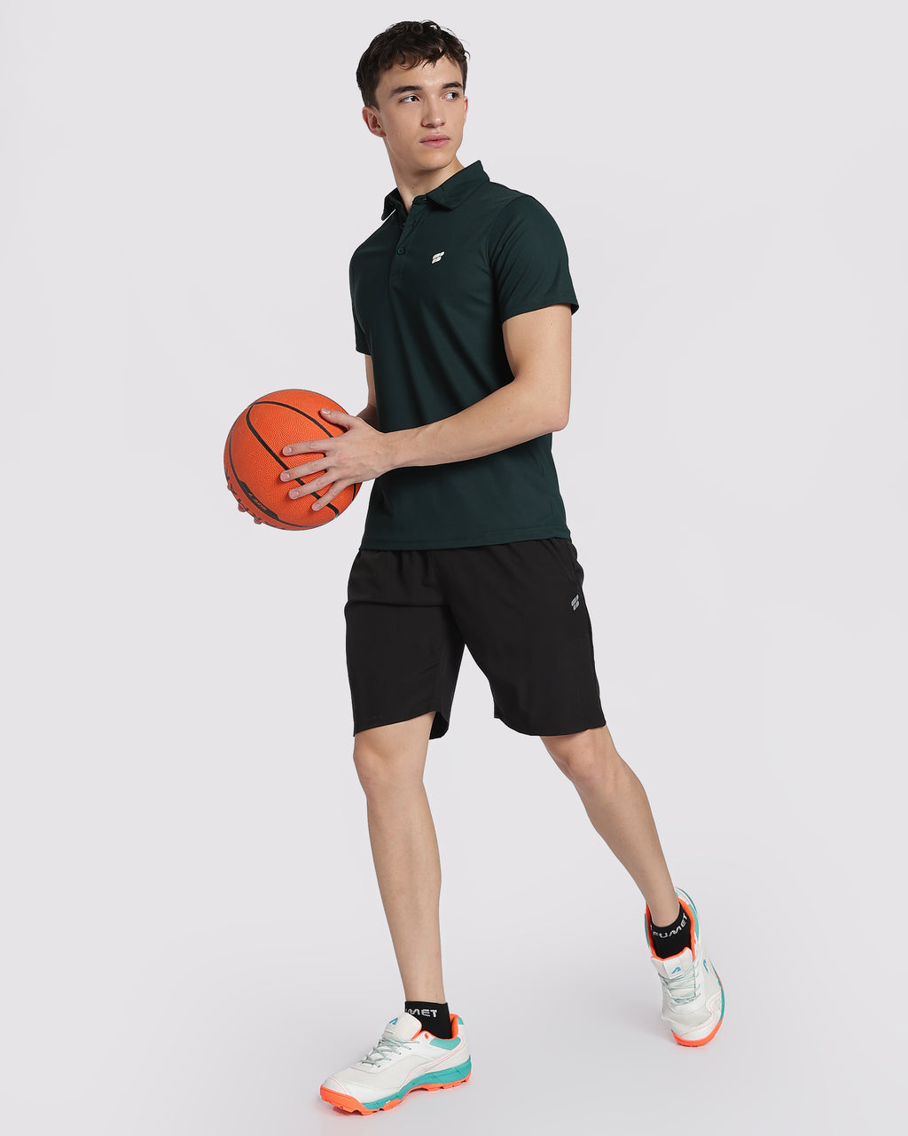 Men's Mars Half Sleeve Polo T-shirt Pine Green