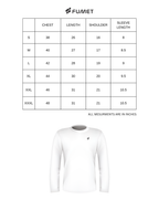 Men's Apex Full Sleeve T-shirt Off-White