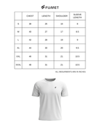 Men's Apex Half Sleeve T-shirt Off-White